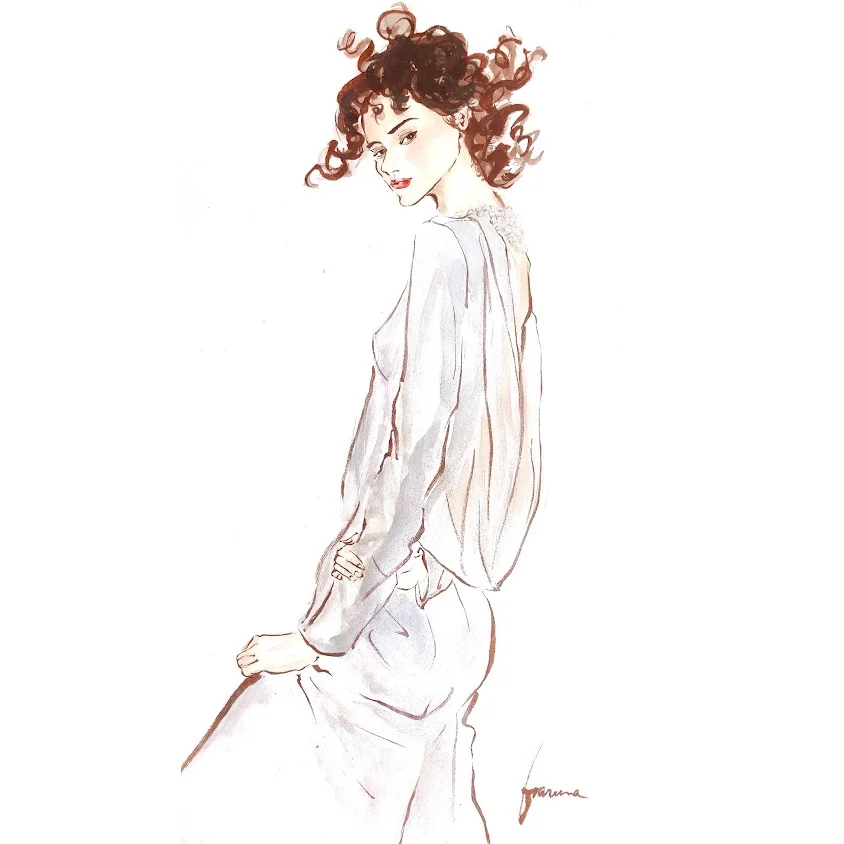 Fashion illustration study C — J4 Atelier