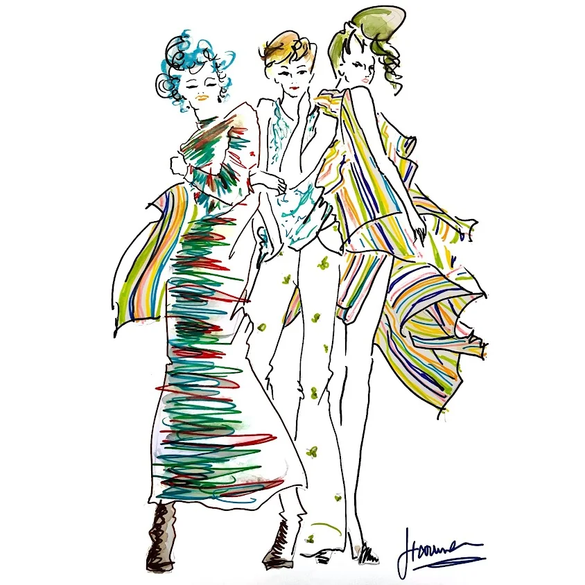 Fashion illustration study D — J4 Atelier