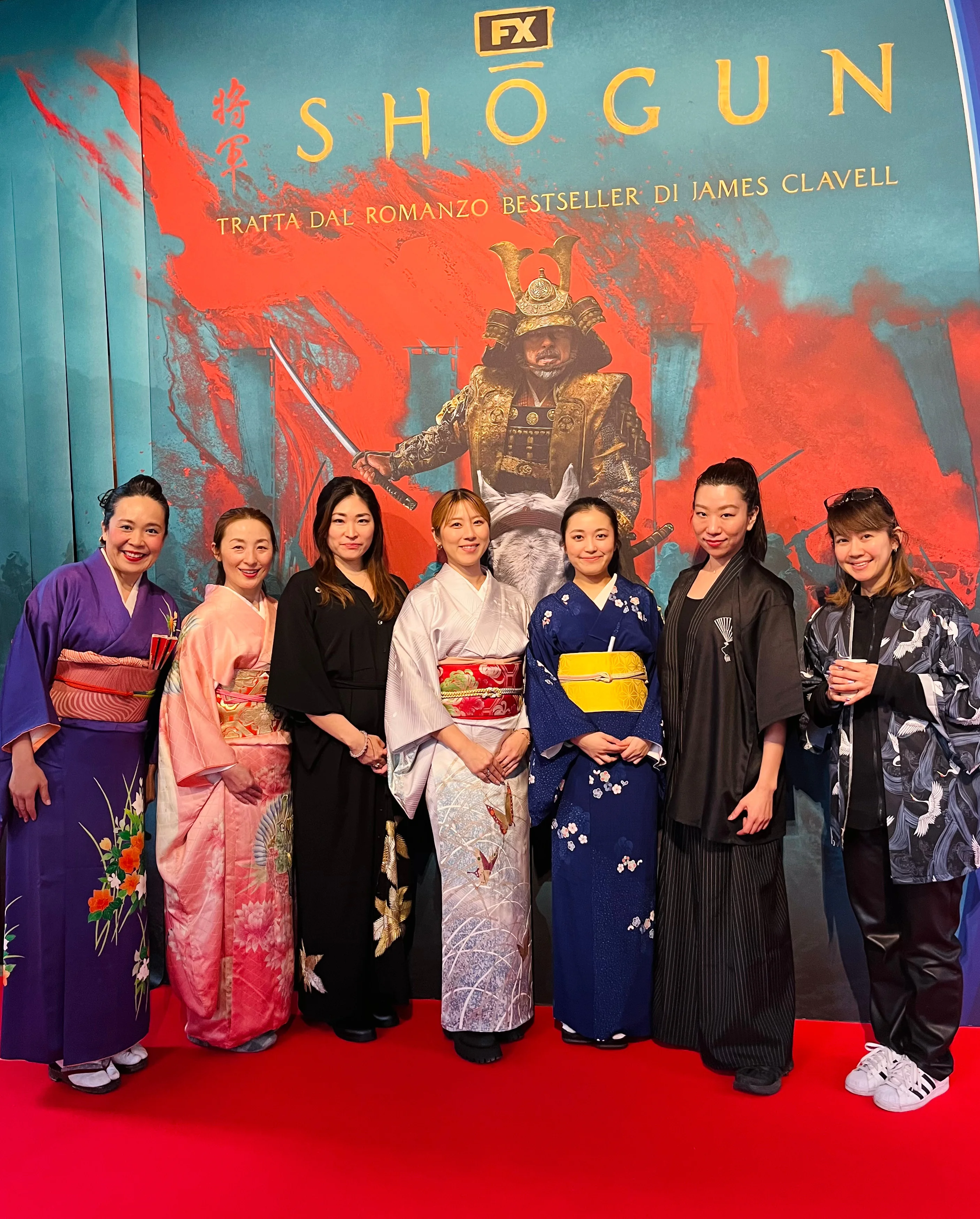 Japanese calligraphy at the Disney+ SHŌGUN event